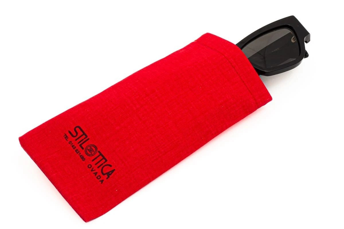 Astuccio Occhiali Morbido STILOTTICA Rosso 2 Astuccio Occhiali Morbido STILOTTICA Rosso - immagine 2
