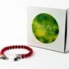 Bracciale Tennis Light MADEINITALIA DESIGN Rosso Nero