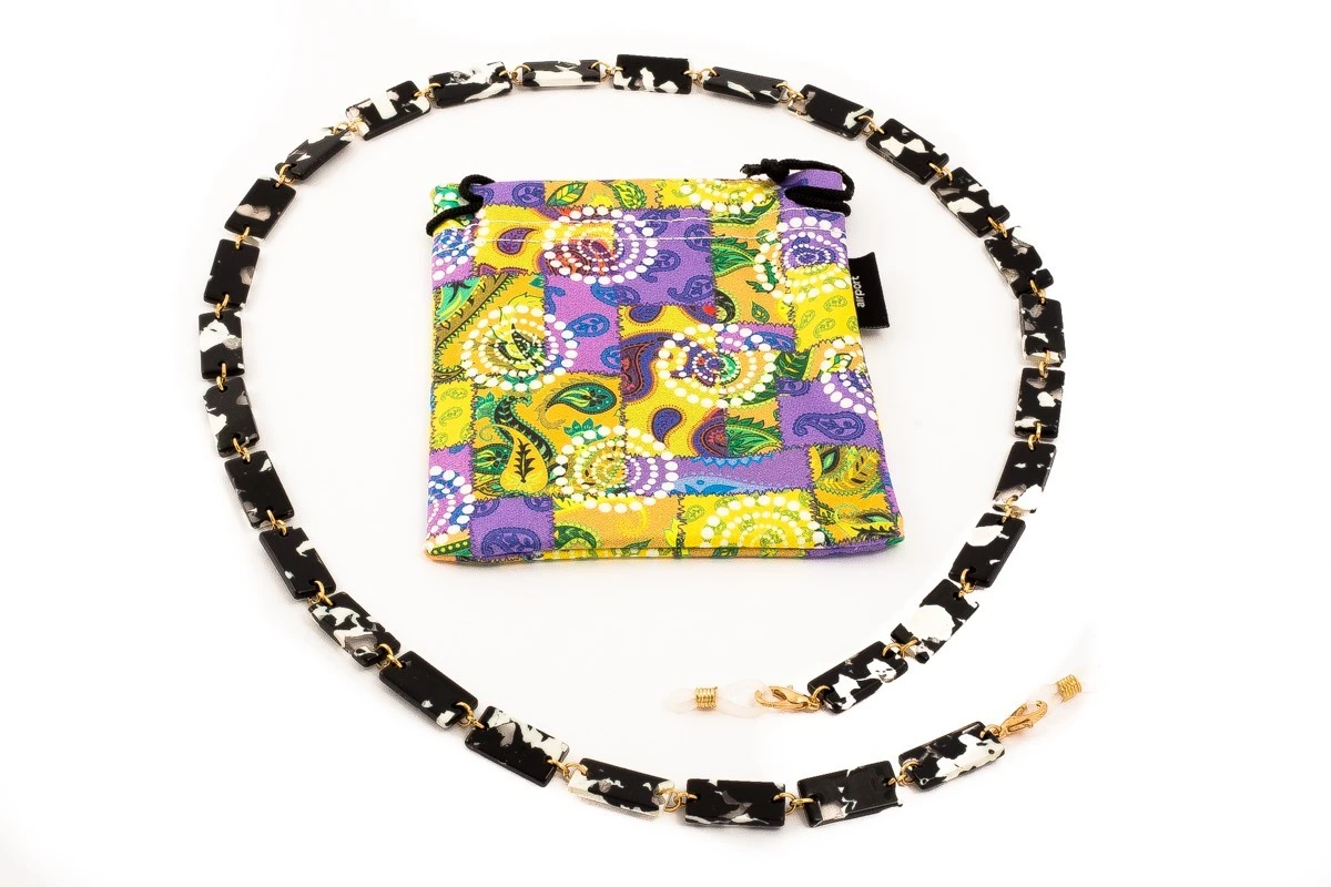 Catenella Occhiali AIRPORT Block 10361 Black 1 Catenella Occhiali AIRPORT Block 10361 Black