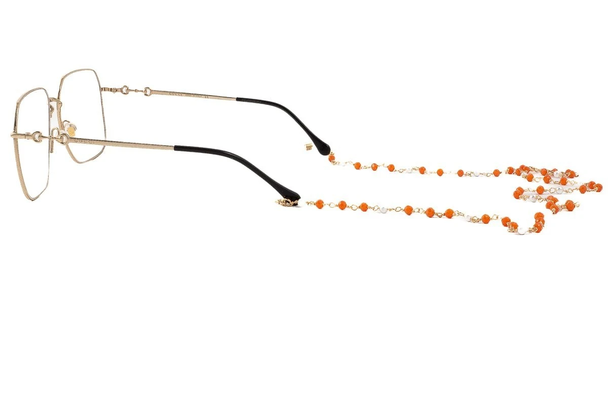 Catenella Occhiali CENTRO STYLE Positano Arancio 2 Catenella Occhiali CENTRO STYLE Positano Arancio - immagine 2