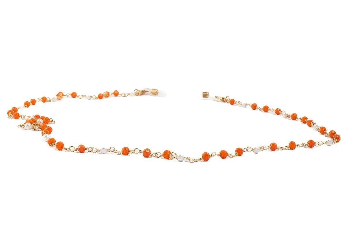 Catenella Occhiali CENTRO STYLE Positano Arancio 1 Catenella Occhiali CENTRO STYLE Positano Arancio