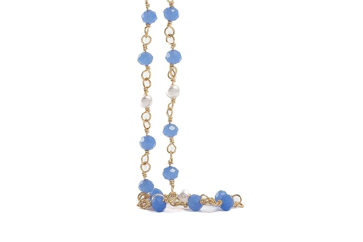 Catenella Occhiali CENTRO STYLE Positano Azzurro 3 Catenella Occhiali CENTRO STYLE Positano Azzurro - immagine 3