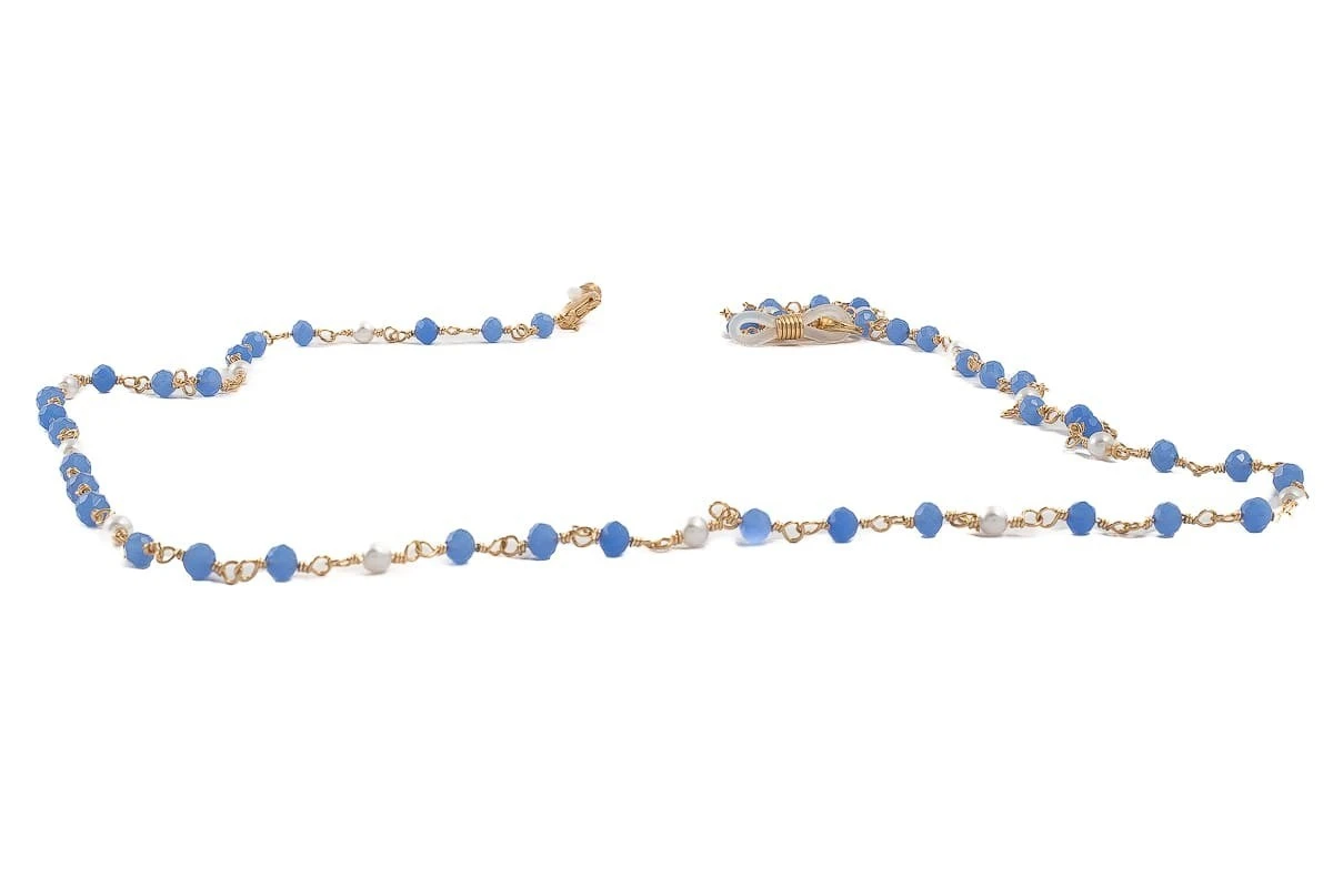 Catenella Occhiali CENTRO STYLE Positano Azzurro 1 Catenella Occhiali CENTRO STYLE Positano Azzurro