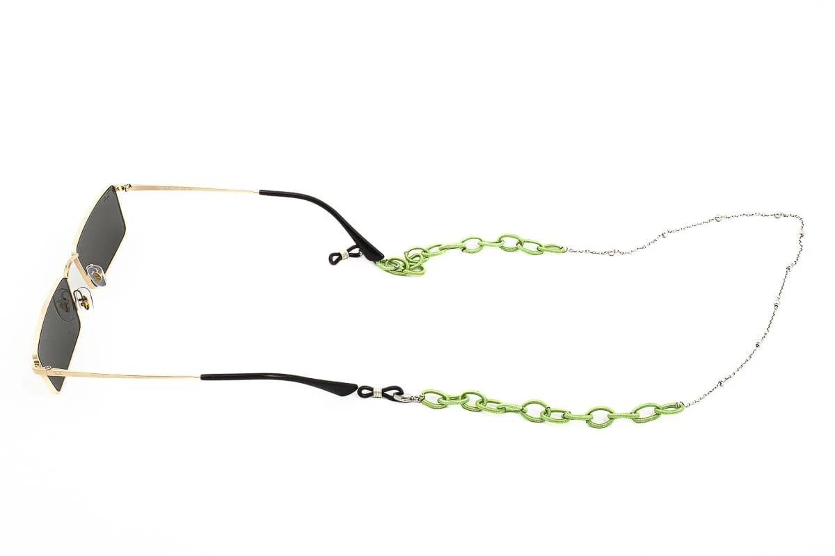 Catenella Occhiali - Collana MARTA GELMI 3XTE Big Chain Verde 2 Catenella Occhiali - Collana MARTA GELMI 3XTE Big Chain Verde - immagine 2