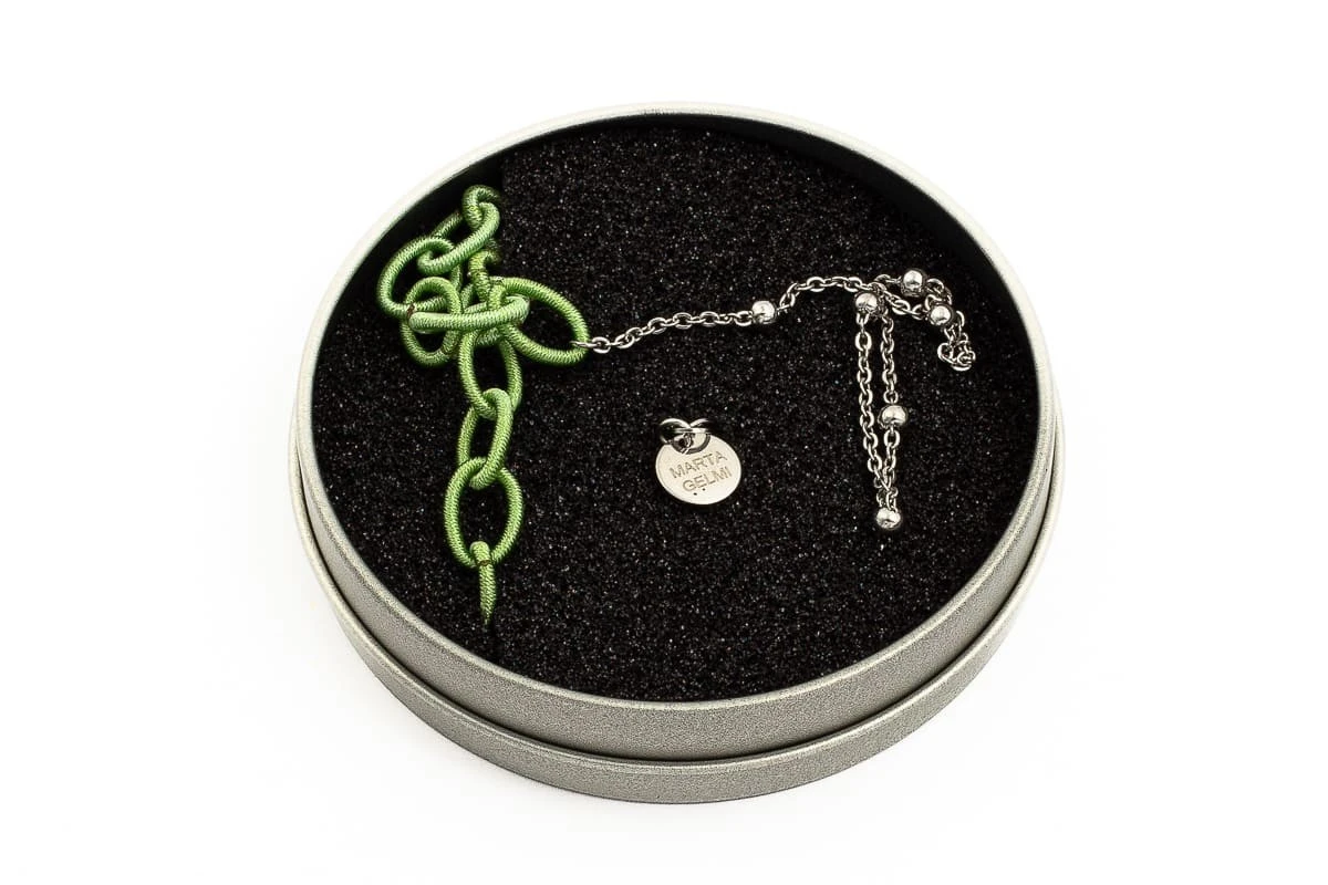 Catenella Occhiali - Collana MARTA GELMI 3XTE Big Chain Verde 3 Catenella Occhiali - Collana MARTA GELMI 3XTE Big Chain Verde - immagine 3