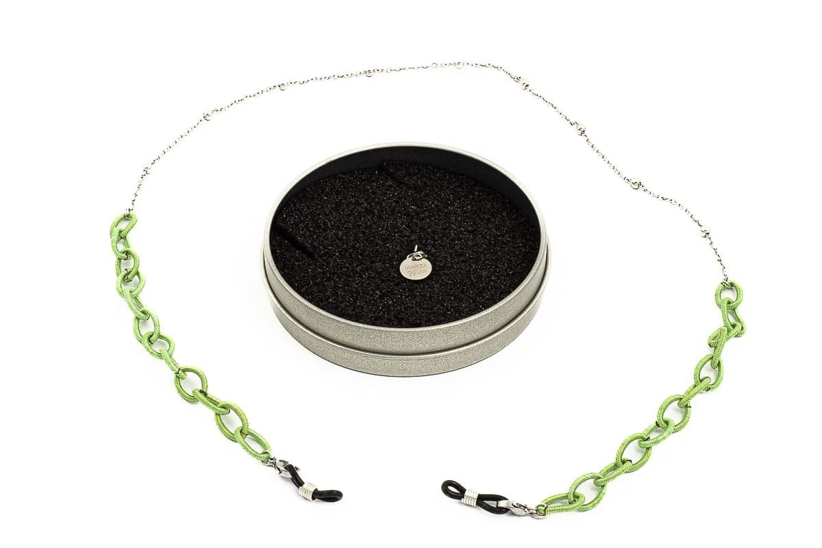 Catenella Occhiali - Collana MARTA GELMI 3XTE Big Chain Verde 1 Catenella Occhiali - Collana MARTA GELMI 3XTE Big Chain Verde