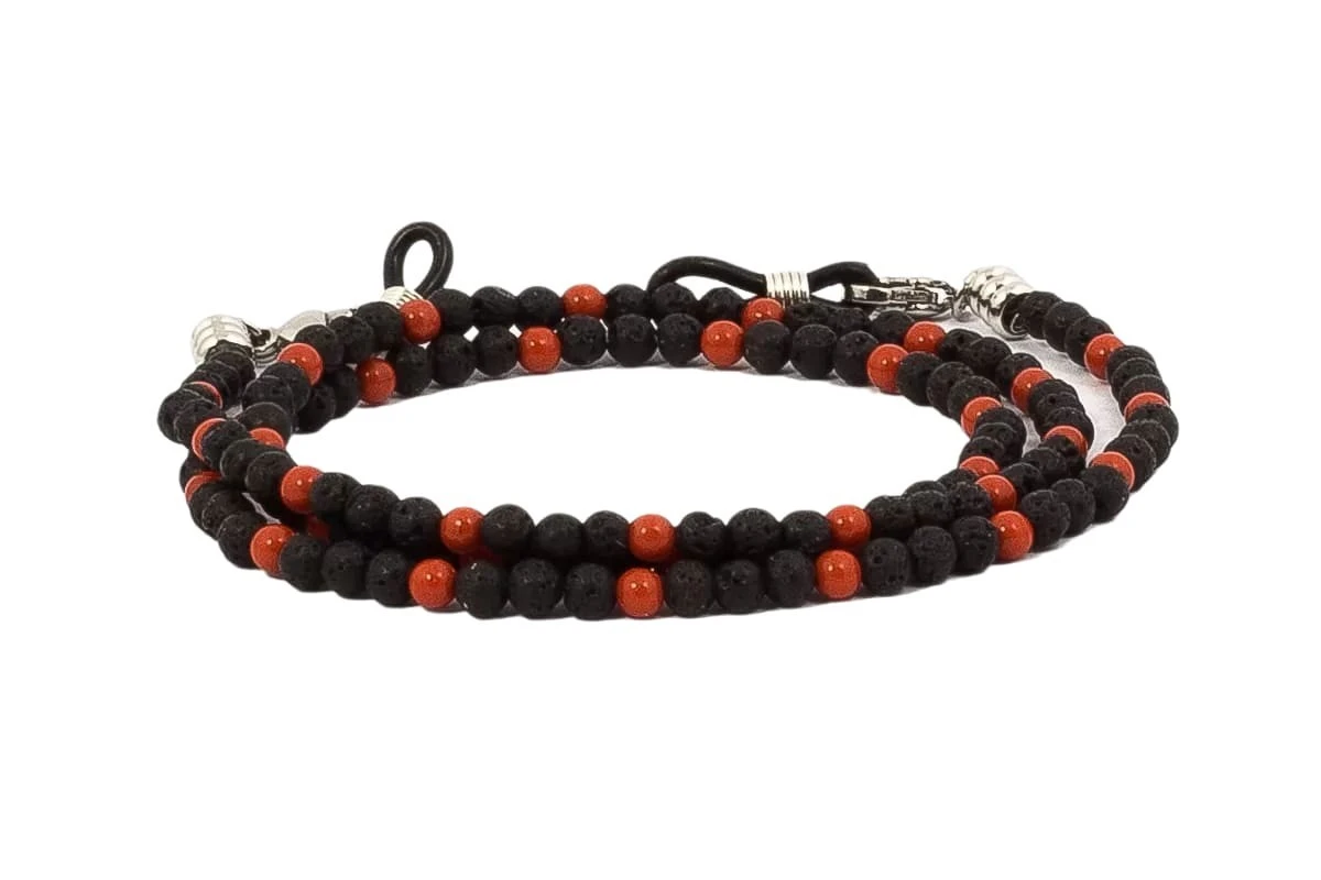 Catenella Occhiali - Collana MARTA GELMI 3XTE Earth And Sea Lava E Corallo 3 Catenella Occhiali - Collana MARTA GELMI 3XTE Earth And Sea Lava E Corallo - immagine 3