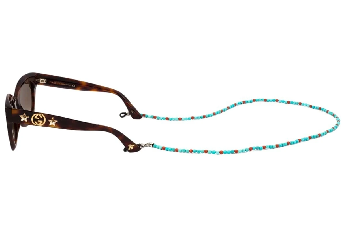 Catenella Occhiali - Collana MARTA GELMI 3XTE Earth And Sea Turchese E Corallo 2 Catenella Occhiali - Collana MARTA GELMI 3XTE Earth And Sea Turchese E Corallo - immagine 2