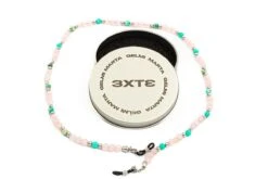 Catenella Occhiali - Collana MARTA GELMI 3XTE Molten Rocks Quarzo Rosa