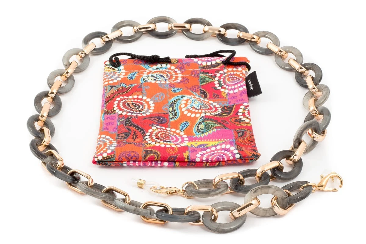 Catenella Per Occhiali AIRPORT Sunrise 10342 Grey 2 Catenella Per Occhiali AIRPORT Sunrise 10342 Grey - immagine 2