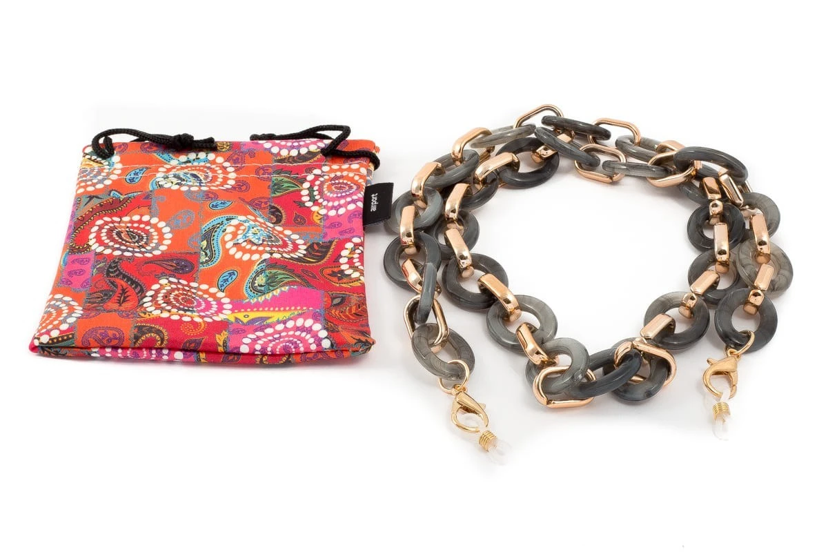 Catenella Per Occhiali AIRPORT Sunrise 10342 Grey 1 Catenella Per Occhiali AIRPORT Sunrise 10342 Grey