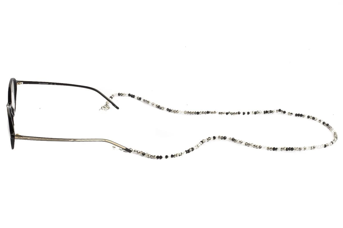 Catenella Per Occhiali CENTRO STYLE Nairobi 74055 Black 2 Catenella Per Occhiali CENTRO STYLE Nairobi 74055 Black - immagine 2