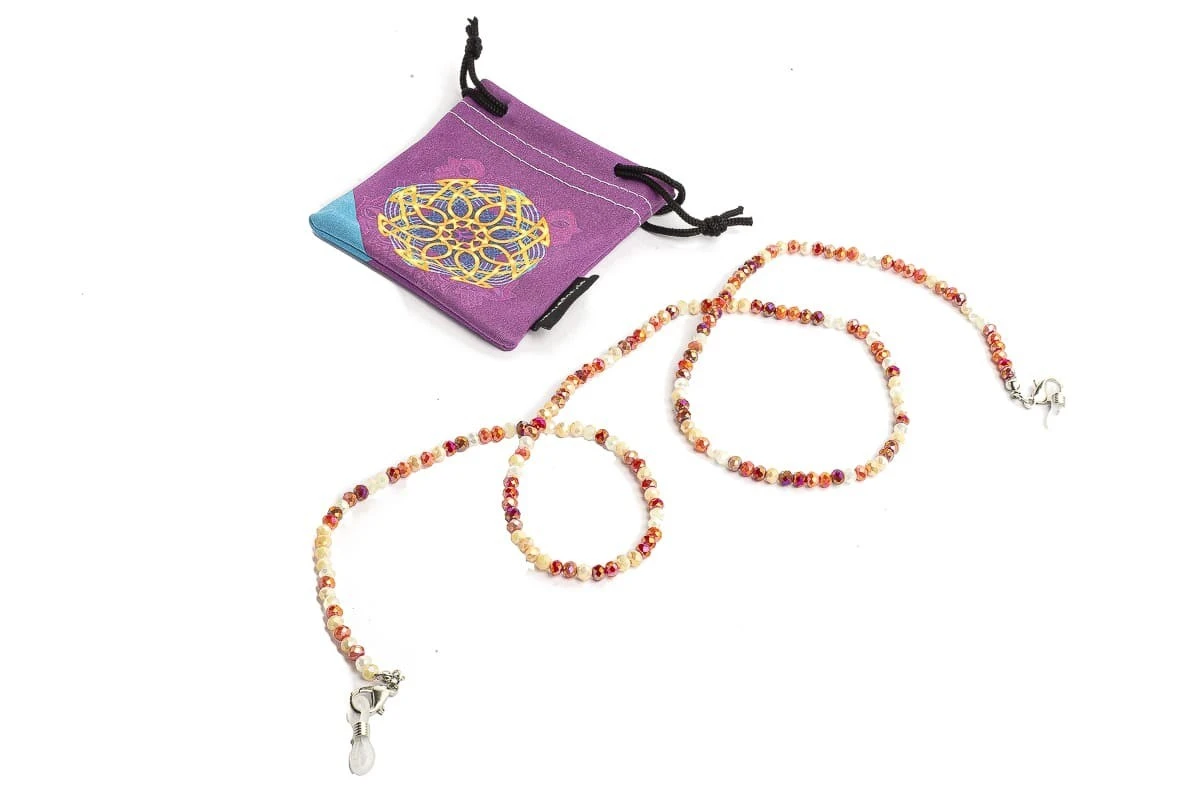 Catenella Per Occhiali CENTRO STYLE Nairobi 74055 Red 1 Catenella Per Occhiali CENTRO STYLE Nairobi 74055 Red