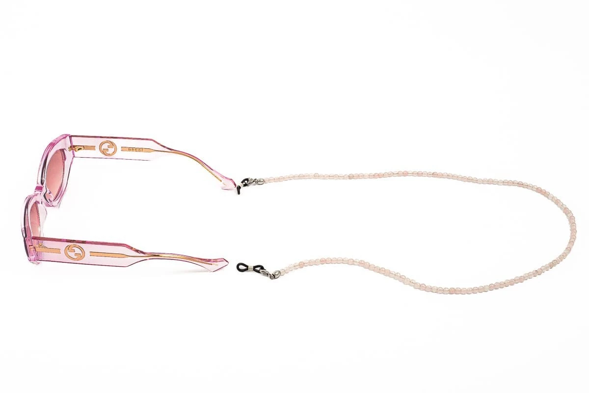 Catenella Per Occhiali MARTA GELMI 3XTE Moon Stone Bianco 2 Catenella Per Occhiali MARTA GELMI 3XTE Moon Stone Bianco - immagine 2