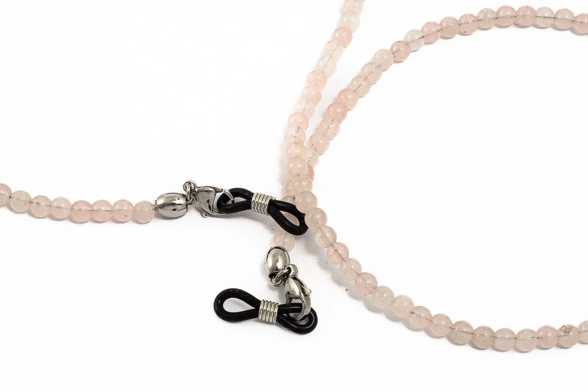 Catenella Per Occhiali MARTA GELMI 3XTE Moon Stone Bianco 3 Catenella Per Occhiali MARTA GELMI 3XTE Moon Stone Bianco - immagine 3