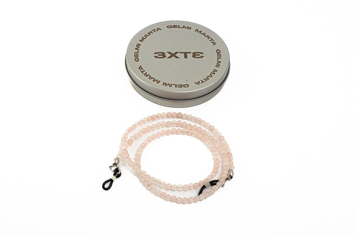 Catenella Per Occhiali MARTA GELMI 3XTE Moon Stone Bianco 1 Catenella Per Occhiali MARTA GELMI 3XTE Moon Stone Bianco