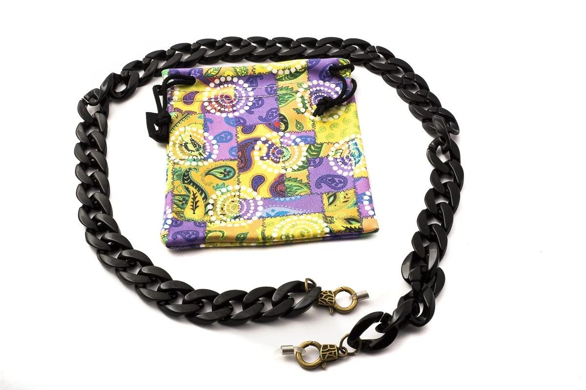 Catenella Per Occhiali Thick AIRPORT 10031 Black 2 Catenella Per Occhiali Thick AIRPORT 10031 Black - immagine 2