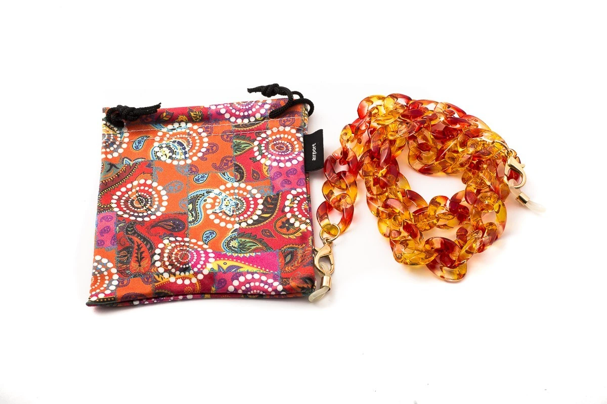 Catenella Per Occhiali Thick AIRPORT 10150 Shiny Fire 1 Catenella Per Occhiali Thick AIRPORT 10150 Shiny Fire