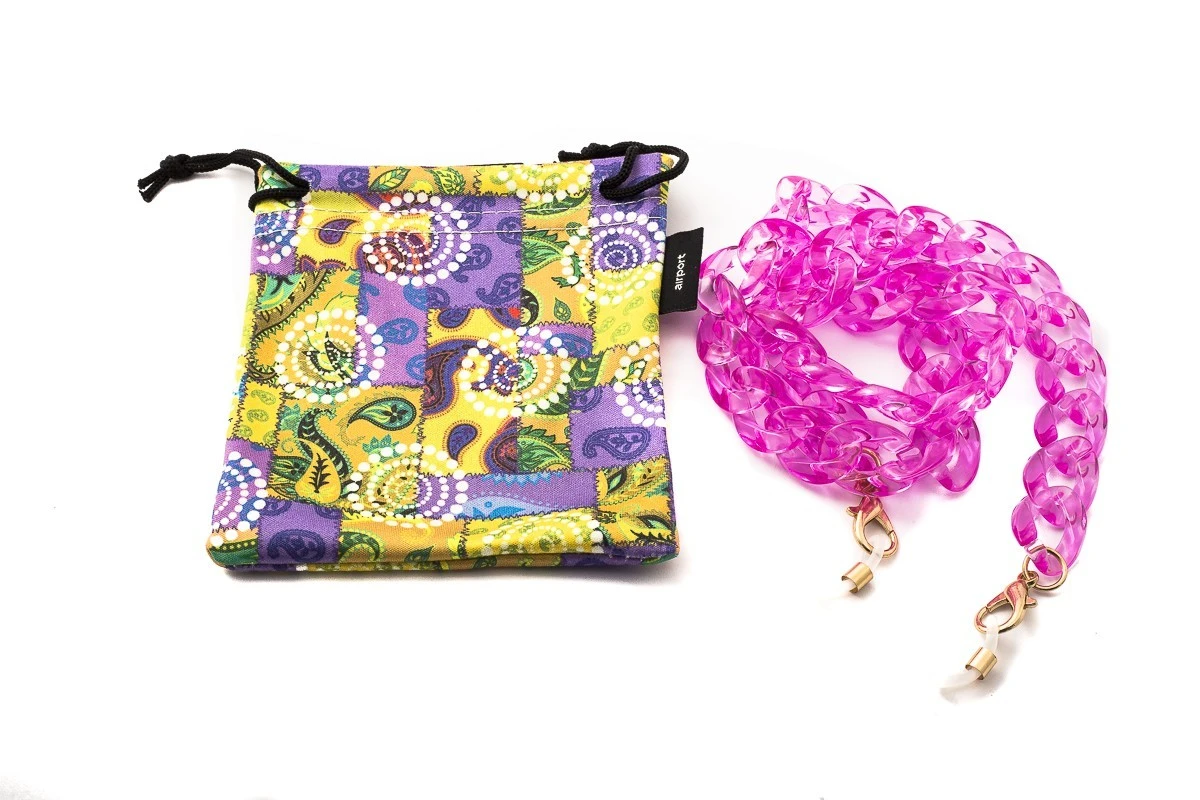 Catenella Per Occhiali Thick AIRPORT 10150 Shiny Pink 1 Catenella Per Occhiali Thick AIRPORT 10150 Shiny Pink