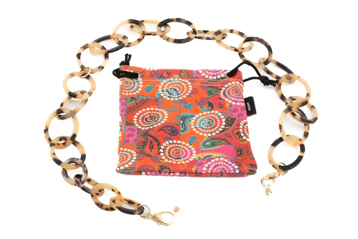 Catenella Portaocchiali AIRPORT Air 10168 Oval Brown 1 Catenella Portaocchiali AIRPORT Air 10168 Oval Brown