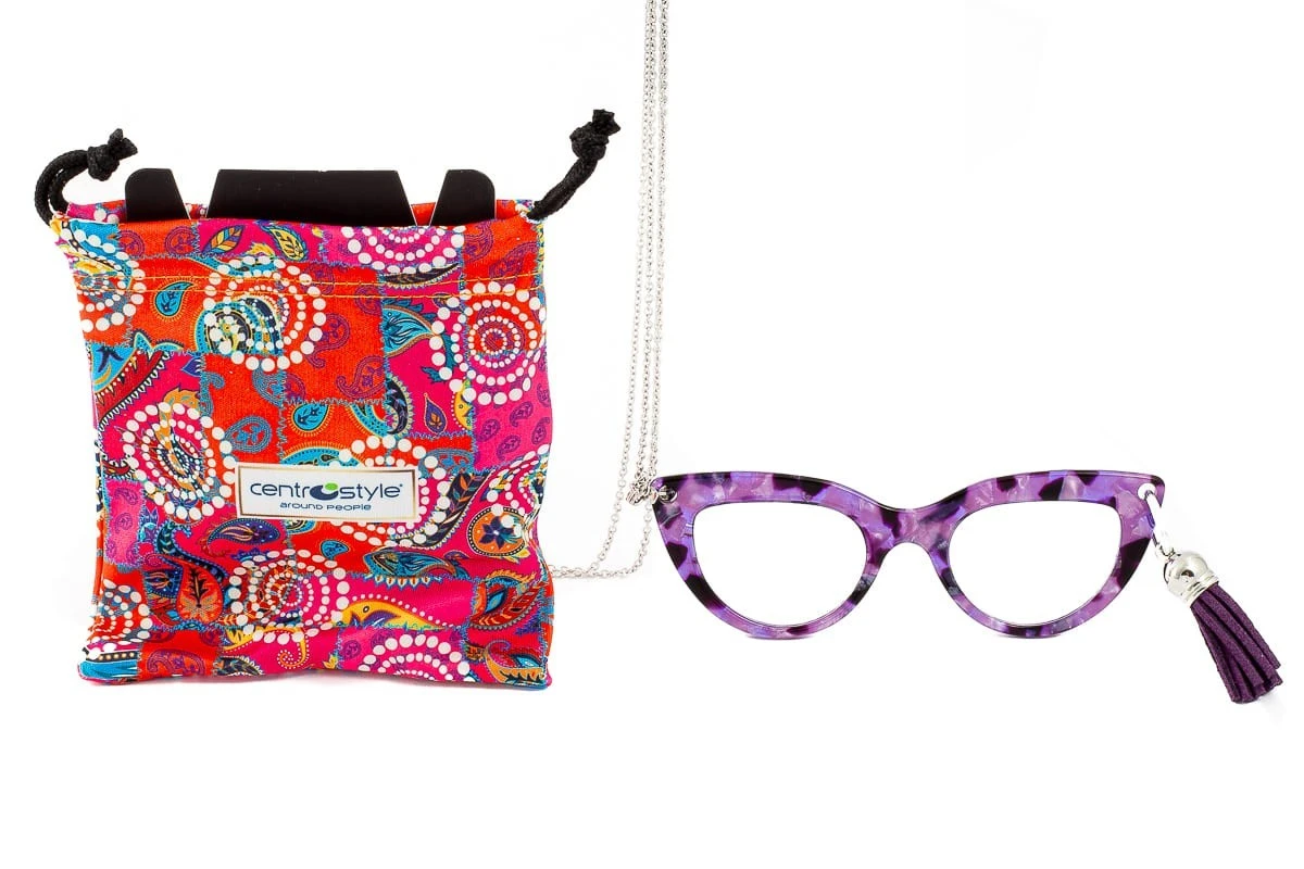 Collana Con Lenti Ingrandenti AIRPORT Air 09589 Viola 1 Collana Con Lenti Ingrandenti AIRPORT Air 09589 Viola