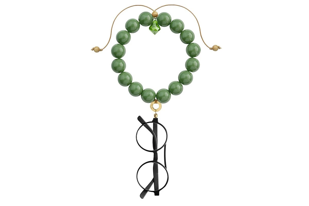 Collana Portaocchiali Magnetica EYESONOFF Colors Verde 1 Collana Portaocchiali Magnetica EYESONOFF Colors Verde
