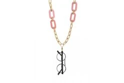 Collana Portaocchiali Magnetica EYESONOFF Deco 70's Oro Rosa