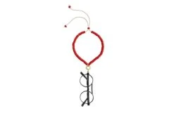 Collana Portaocchiali Magnetica EYESONOFF Glassy Rossa