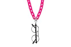 Collana Portaocchiali Magnetica EYESONOFF Jelly Rosa Fluo