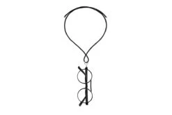 Collana Portaocchiali Magnetica EYESONOFF Rodeo Caucciù Nero