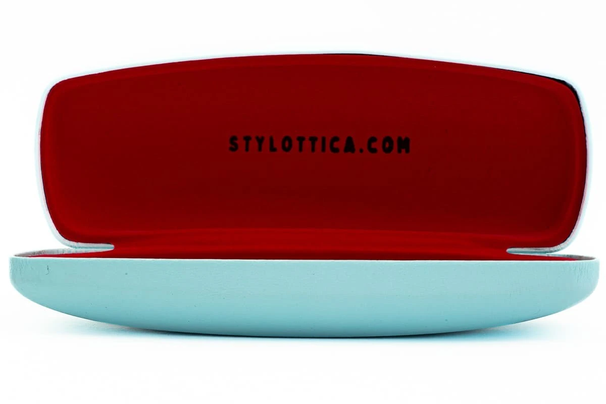 Custodia Occhiali Rigida STILOTTICA Azzurro Rosso 2 Custodia Occhiali Rigida STILOTTICA Azzurro Rosso - immagine 2