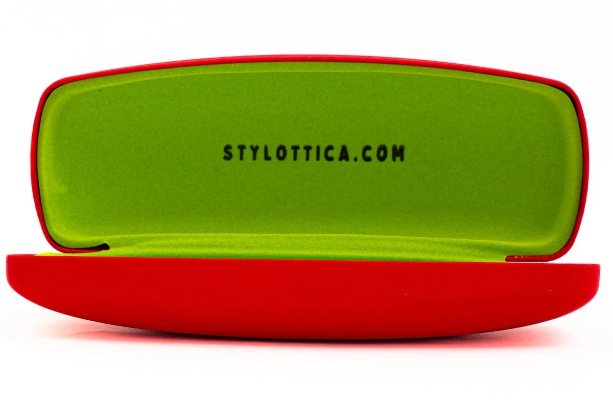 Custodia Occhiali Rigida STILOTTICA Rosso Verde 2 Custodia Occhiali Rigida STILOTTICA Rosso Verde - immagine 2