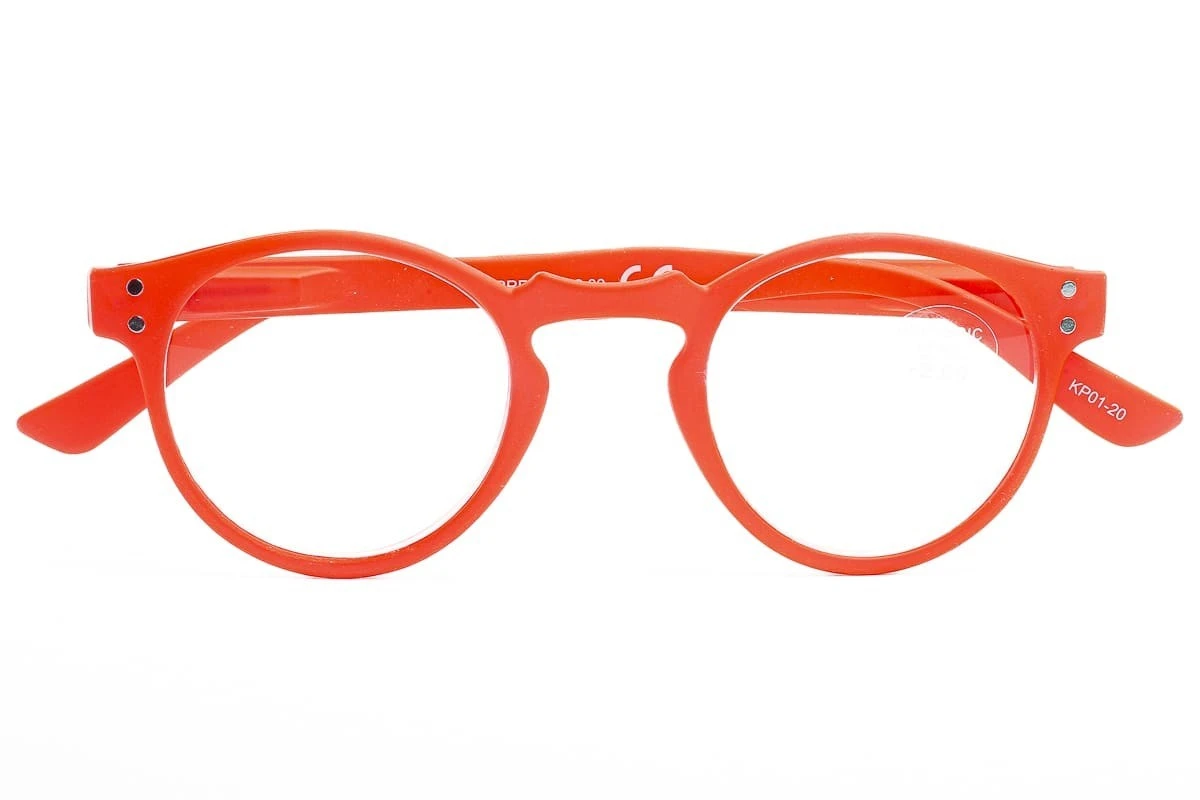 Occhiali Da Lettura Premontati DOUBLEICE Round Fluo Orange 2 Occhiali Da Lettura Premontati DOUBLEICE Round Fluo Orange - immagine 2