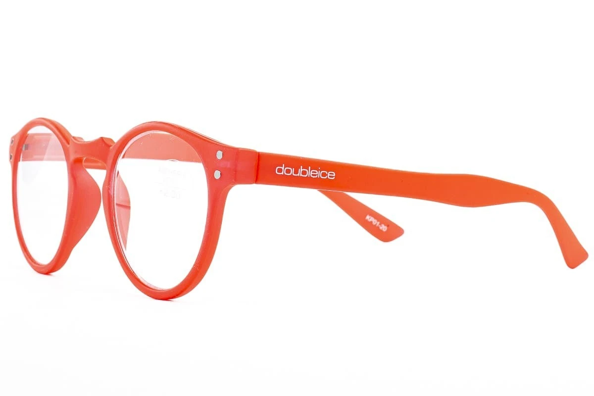 Occhiali Da Lettura Premontati DOUBLEICE Round Fluo Orange 3 Occhiali Da Lettura Premontati DOUBLEICE Round Fluo Orange - immagine 3