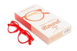 Occhiali Da Lettura Premontati DOUBLEICE Round Fluo Orange