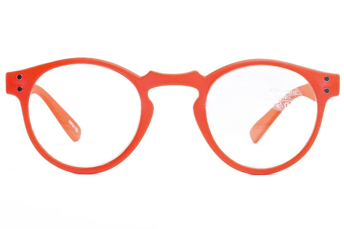 Occhiali Da Lettura Premontati DOUBLEICE Round Fluo Orange 7 Occhiali Da Lettura Premontati DOUBLEICE Round Fluo Orange - immagine 7