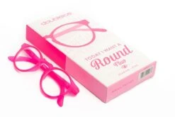Occhiali Da Lettura Premontati DOUBLEICE Round Fluo Pink
