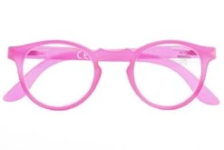 Occhiali Da Lettura Premontati DOUBLEICE Round Fluo Pink -Negozio al dettaglio Stylottica occhiali da lettura premontati doubleice round fluo pink 3