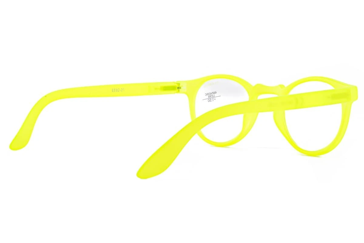 Occhiali Da Lettura Premontati DOUBLEICE Round Fluo Yellow 6 Occhiali Da Lettura Premontati DOUBLEICE Round Fluo Yellow - immagine 6