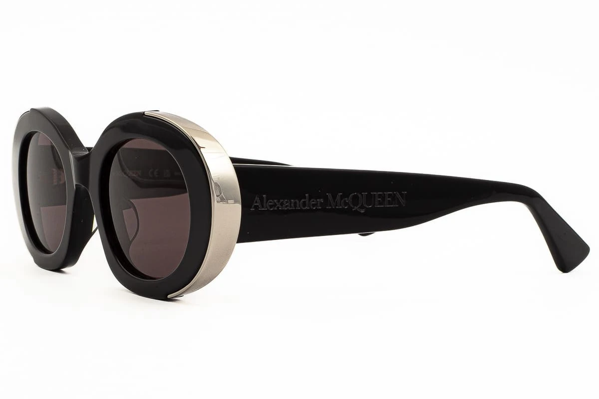 Occhiali Da Sole ALEXANDER MCQUEEN AM0445S 001 2 Occhiali Da Sole ALEXANDER MCQUEEN AM0445S 001 - immagine 2