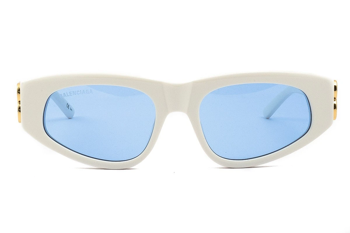 Occhiali Da Sole BALENCIAGA BB0095S 004 Bianco Oro 1 Occhiali Da Sole BALENCIAGA BB0095S 004 Bianco Oro