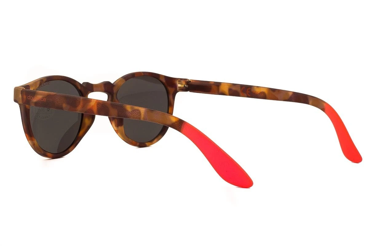 Occhiali Da Sole DOUBLEICE Round Demi Fluo Orange Turtle 4 Occhiali Da Sole DOUBLEICE Round Demi Fluo Orange Turtle - immagine 4