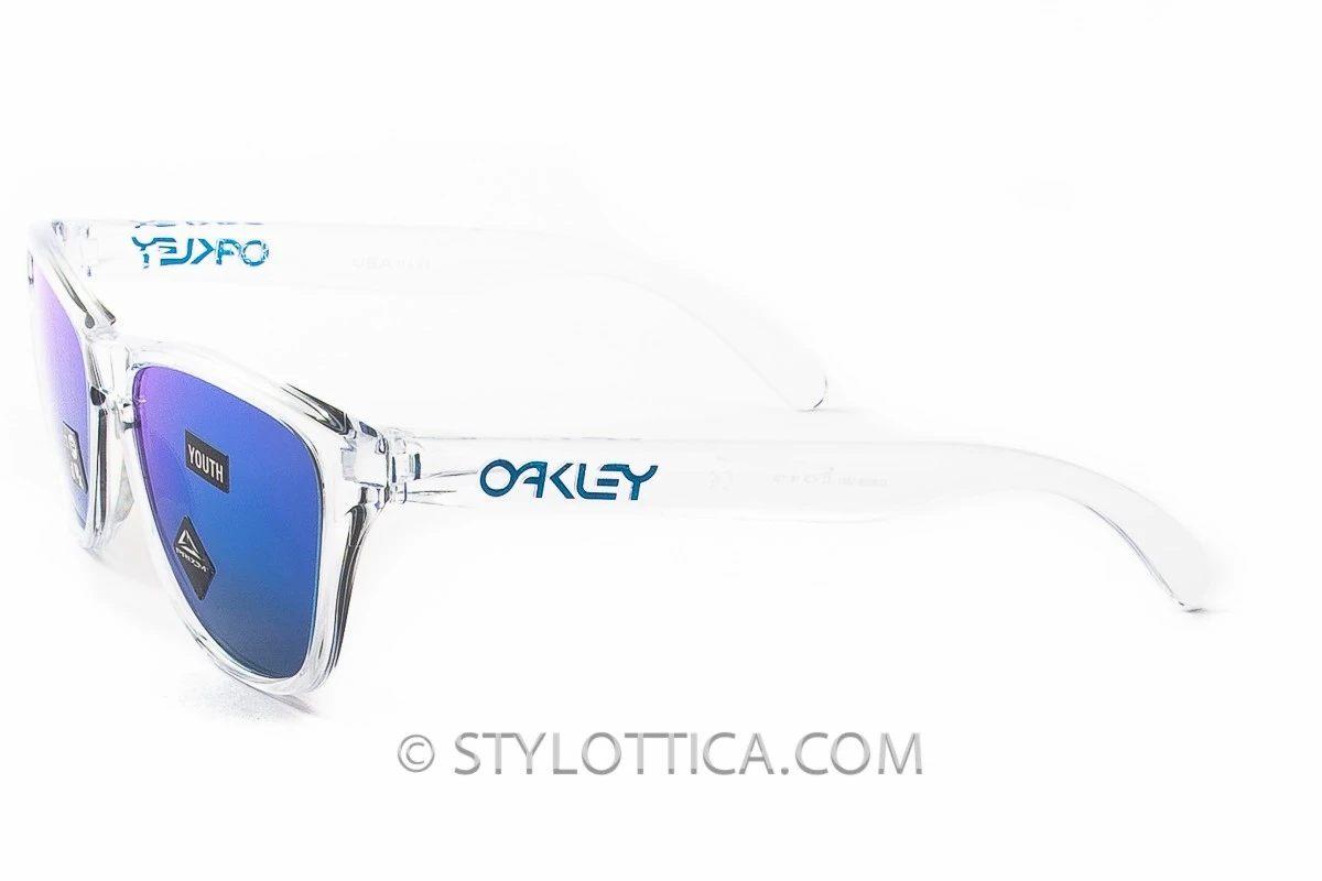 Occhiali Da Sole Junior OAKLEY OJ9006-1553 Frogskins XS 2 Occhiali Da Sole Junior OAKLEY OJ9006-1553 Frogskins XS - immagine 2