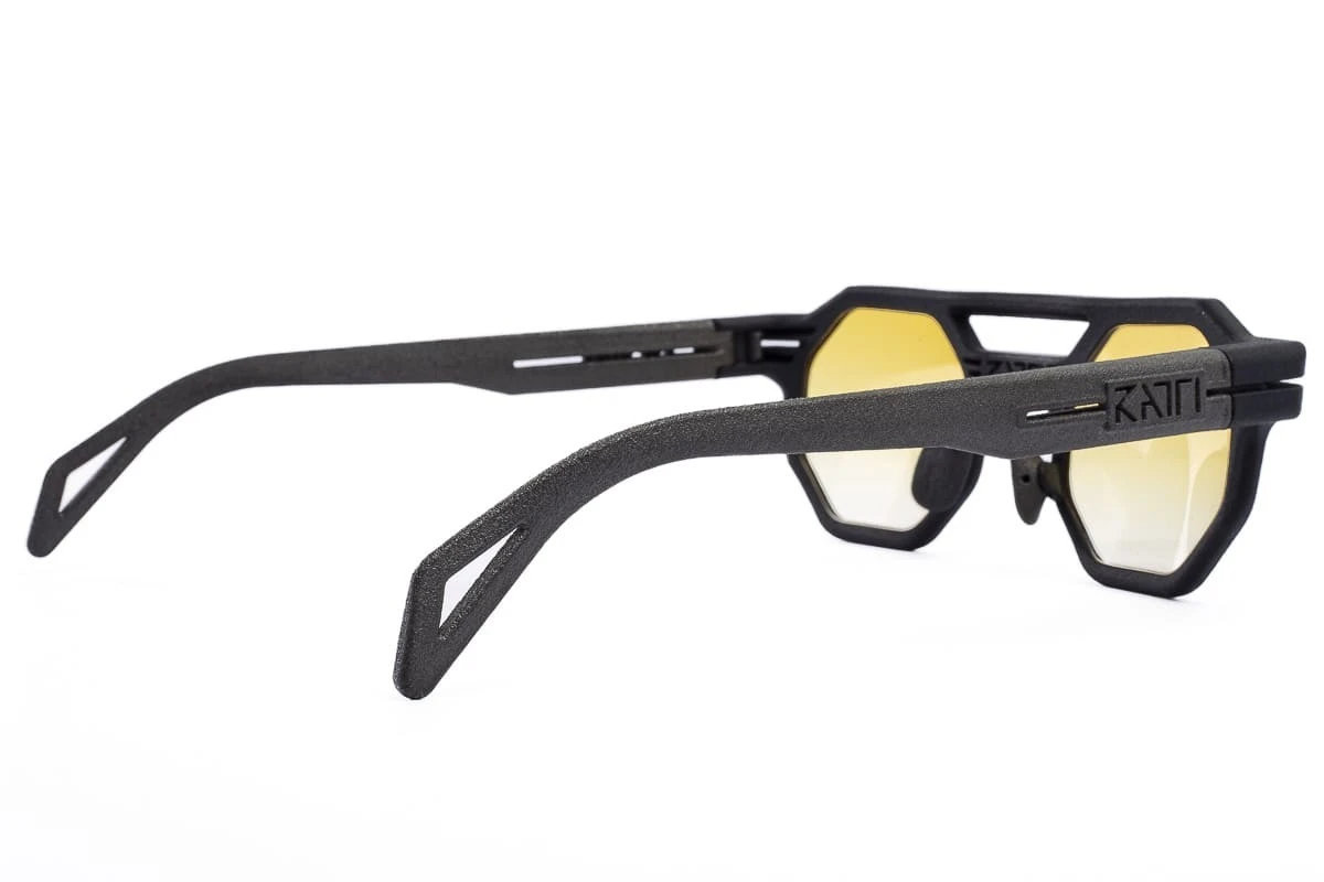 Occhiali Da Sole RATTI EYEWEAR Leto Yellow 3D Printed 5 Occhiali Da Sole RATTI EYEWEAR Leto Yellow 3D Printed - immagine 5