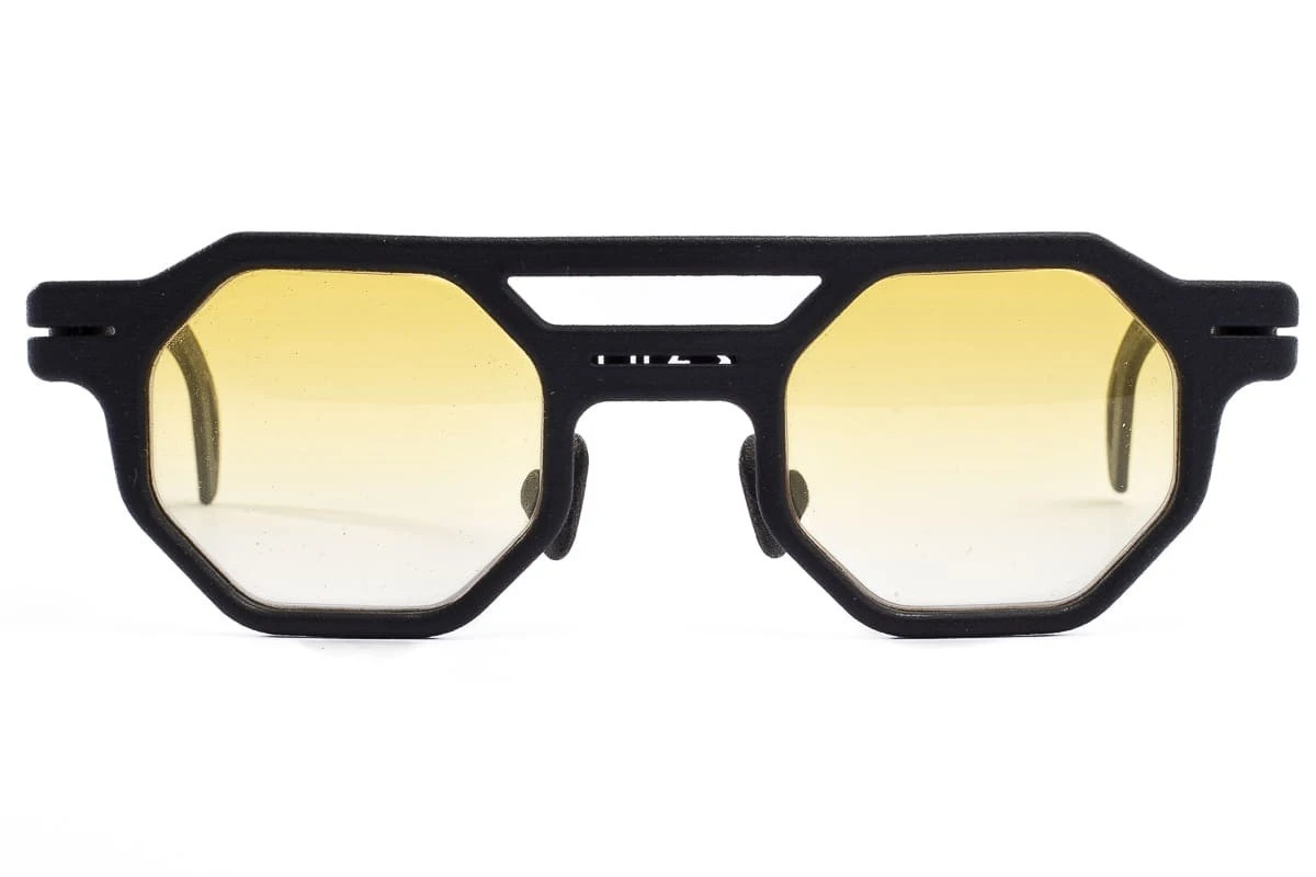 Occhiali Da Sole RATTI EYEWEAR Leto Yellow 3D Printed 6 Occhiali Da Sole RATTI EYEWEAR Leto Yellow 3D Printed - immagine 6