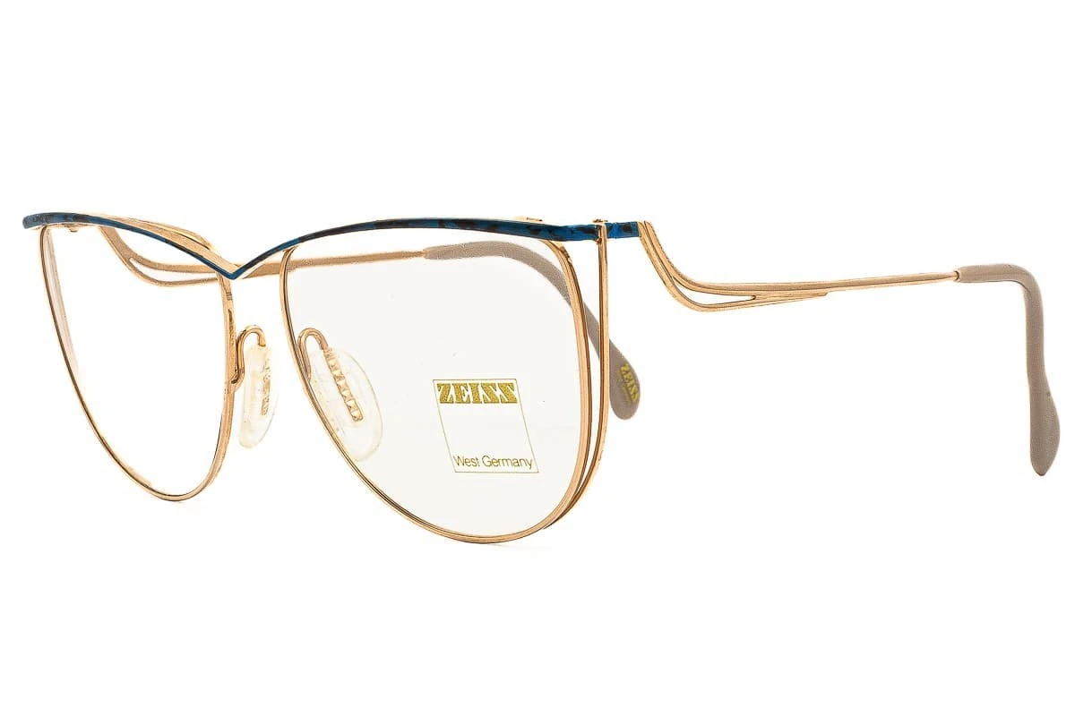 Occhiali Da Vista CARL ZEISS Carat 6845 4100 Oro 22Kt Vintage 2 Occhiali Da Vista CARL ZEISS Carat 6845 4100 Oro 22Kt Vintage - immagine 2