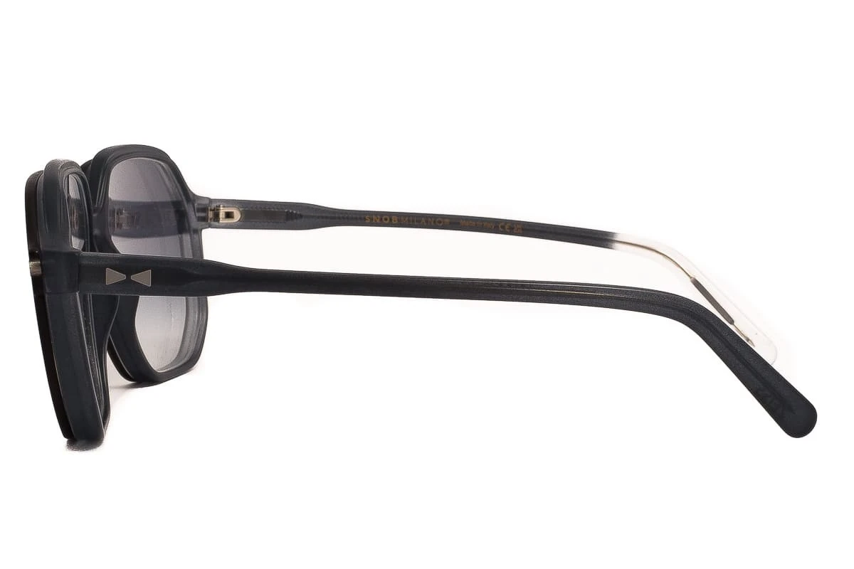 Occhiali Da Vista + Clip Sole SNOB MILANO Targa Snv172c03z 4 Occhiali Da Vista + Clip Sole SNOB MILANO Targa Snv172c03z - immagine 4