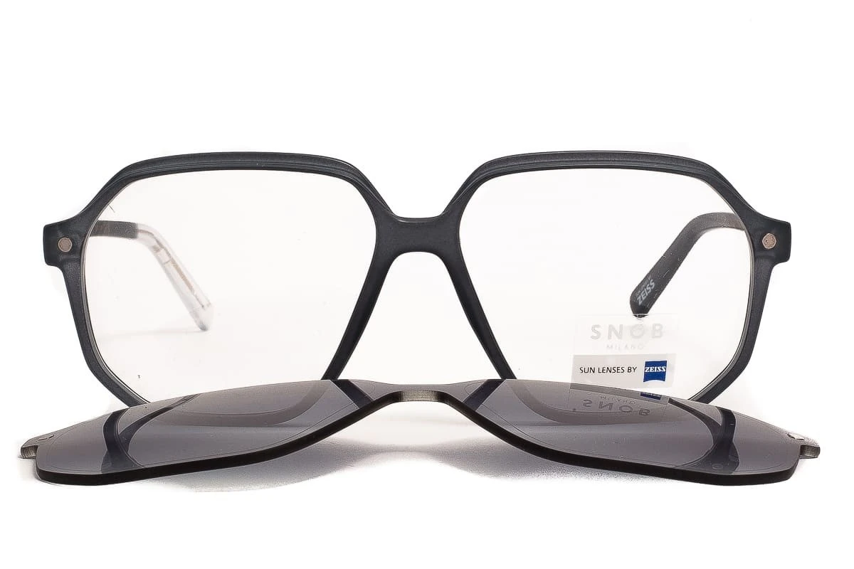 Occhiali Da Vista + Clip Sole SNOB MILANO Targa Snv172c03z 1 Occhiali Da Vista + Clip Sole SNOB MILANO Targa Snv172c03z