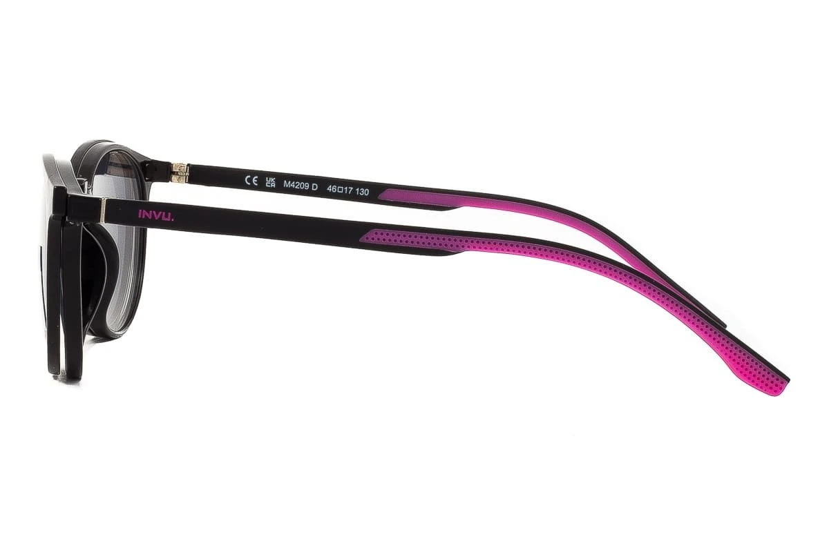 Occhiali Da Vista Con Clip Sole Per Bambini INVU M4209 D 4 Occhiali Da Vista Con Clip Sole Per Bambini INVU M4209 D - immagine 4