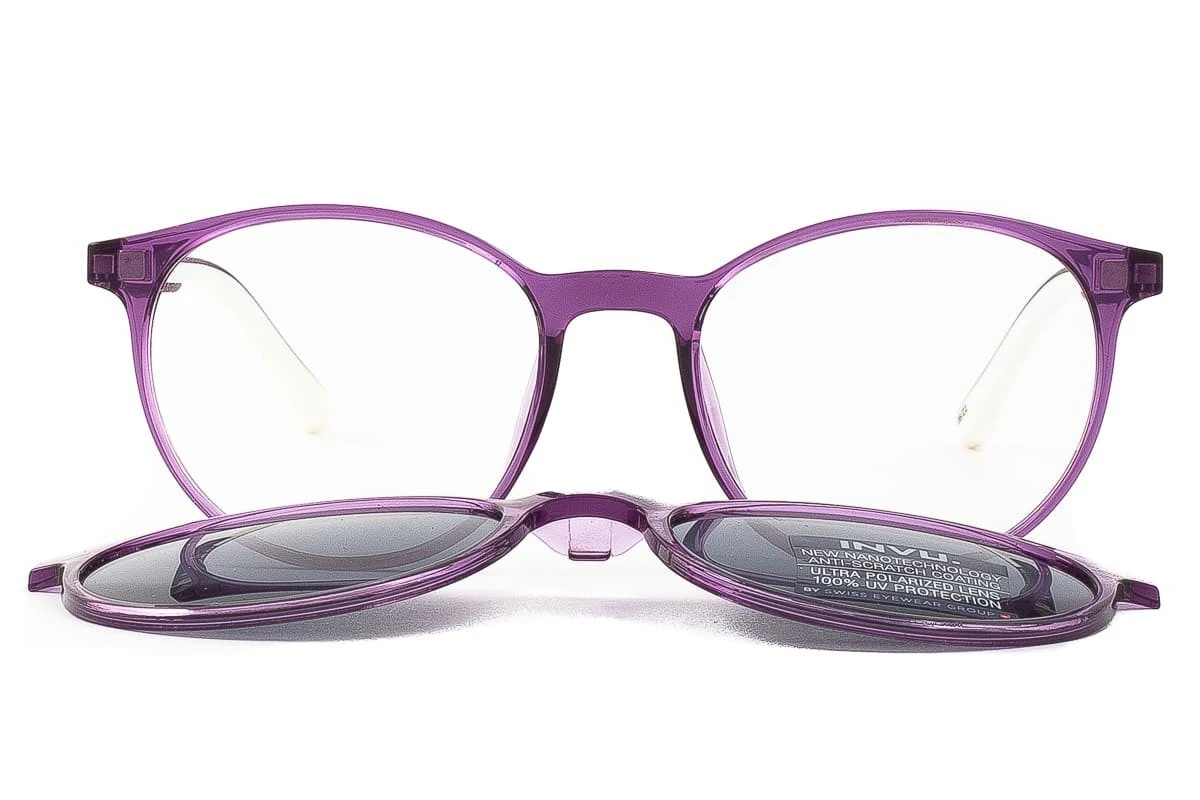 Occhiali Da Vista Con Clip Sole Per Bambini INVU M4209 F 1 Occhiali Da Vista Con Clip Sole Per Bambini INVU M4209 F